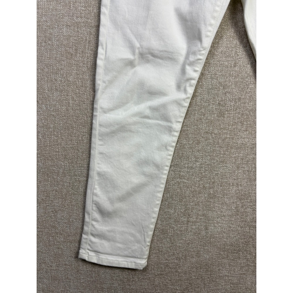 Levis White Boyfriend Jeans Womens Size 29 Mid Rise Relaxed Denim Pants - Picture 3 of 11